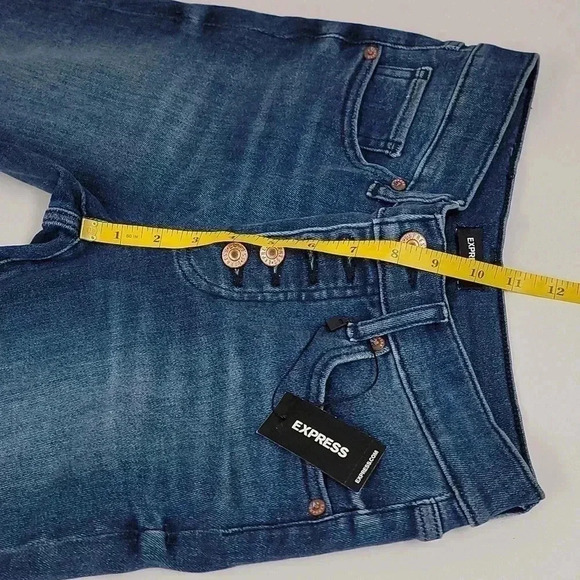 Express Skinny Mid Rise Jeans - Picture 6 of 12